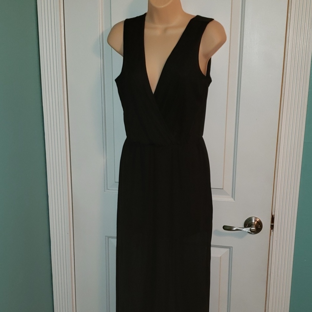 Black sheer jumper.
